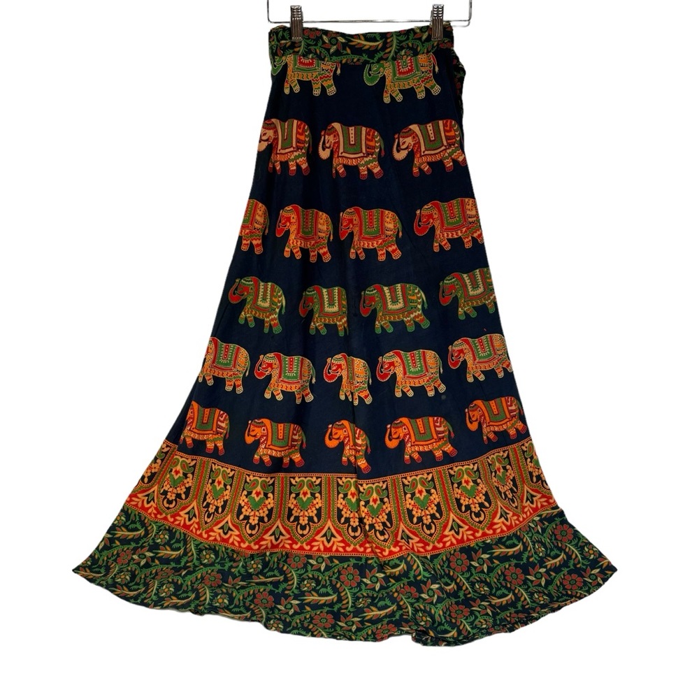 INDIAN WRAP MAXI SKIRT O/S